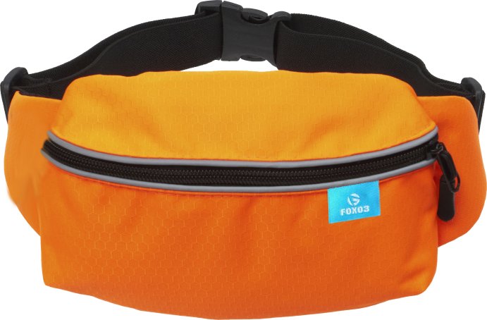 Поясная сумка FOXO3 объемная оранжевая