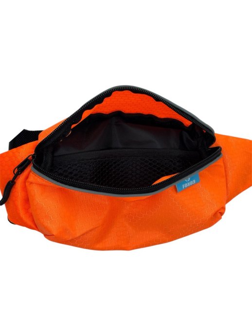 Поясная сумка FOXO3 объемная оранжевая