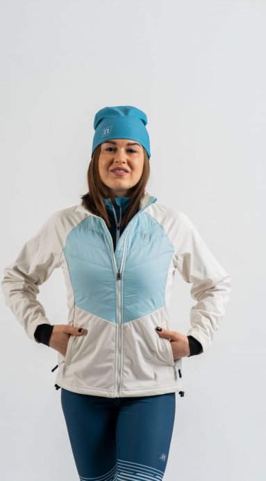 Куртка NONAME HYBRID JACKET 24 WOS WHITE/LIGHT BLUE