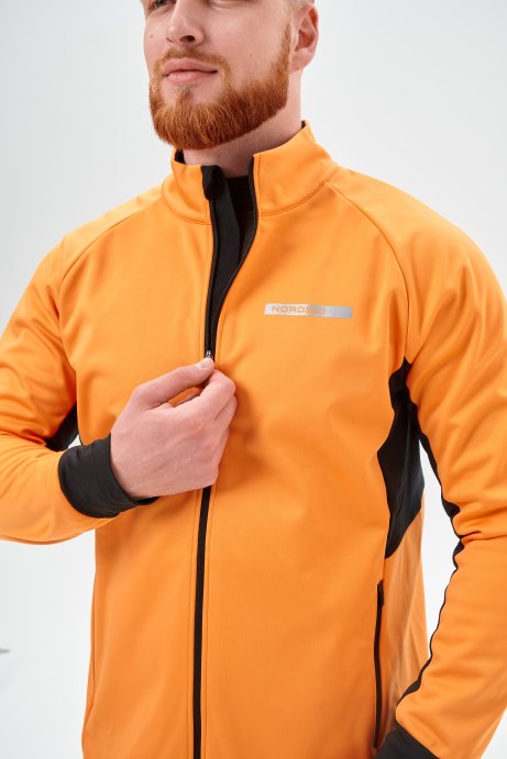 Тренировочная куртка Nordski Core Orange/Black NSM657257