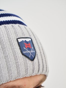 Шапка Nordski Severe Dark Blue/Grey NSV736093