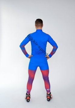 Гоночный Костюм РОССИЯ голубой (биатлон)