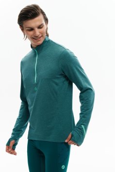 Лонгслив Bivium Разминка 2.0 муж. сине-зеленый