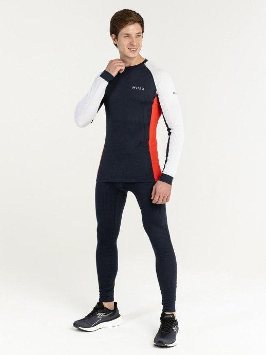 Термофутболка Moax Race LS муж. MX114031/75120 темно-синий/красный
