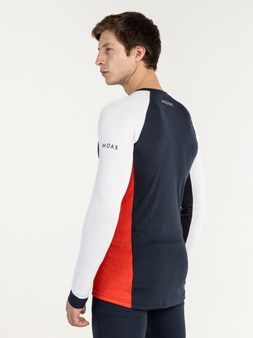 Термофутболка Moax Race LS муж. MX114031/75120 темно-синий/красный
