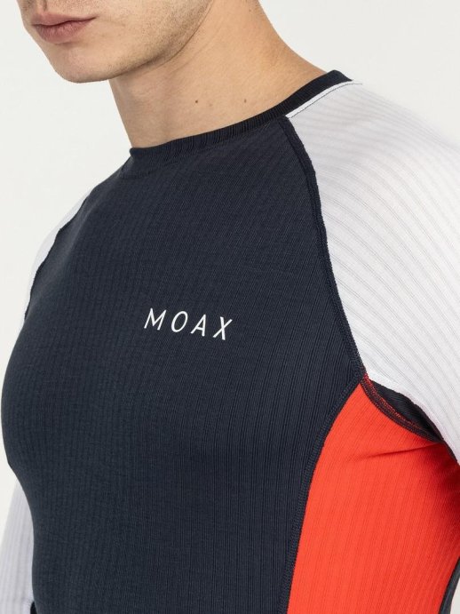 Термофутболка Moax Race LS муж. MX114031/75120 темно-синий/красный
