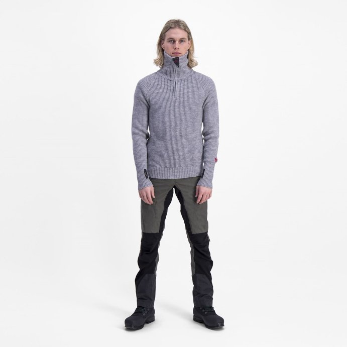 Свитер ULVANG Rav 77005/11200 серый меланж в Твери