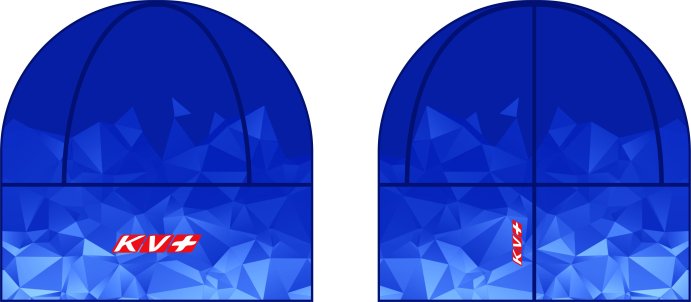 Шапка KV+ TORNADO синий\голубой, 22A16.107 в Твери