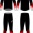 Гоночный костюм KV+ TORNADO 2 pieces suit black\red\white 23V118.3