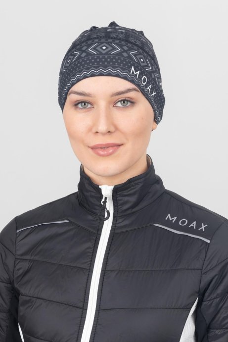 Шапка MOAX TISTA SW46803/10000P черный принт в Твери