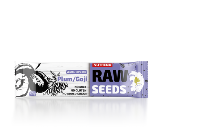 Роу Сидс Бар/Raw Seeds Bar Nutrend, батончик 50гр. слива-годжи