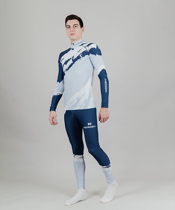 Гоночный костюм Nordski Premium Pearl Blue  NSV733019