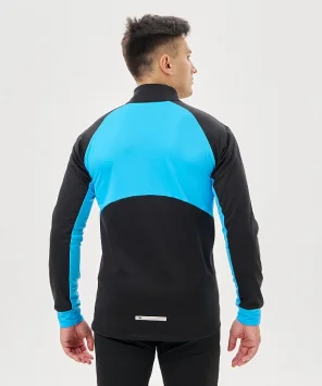 Тренировочная куртка Nordski Core Black/Light Blue NSM657179