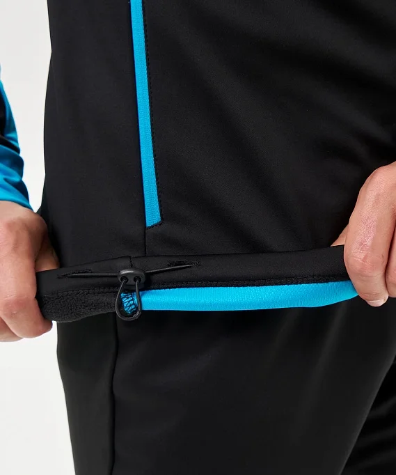 Тренировочная куртка Nordski Core Black/Light Blue NSM657179