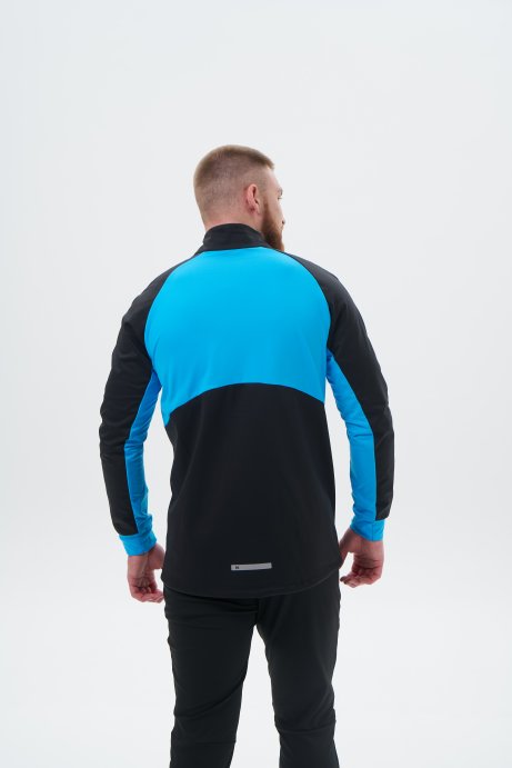 Тренировочная куртка Nordski Core Black/Light Blue NSM657179