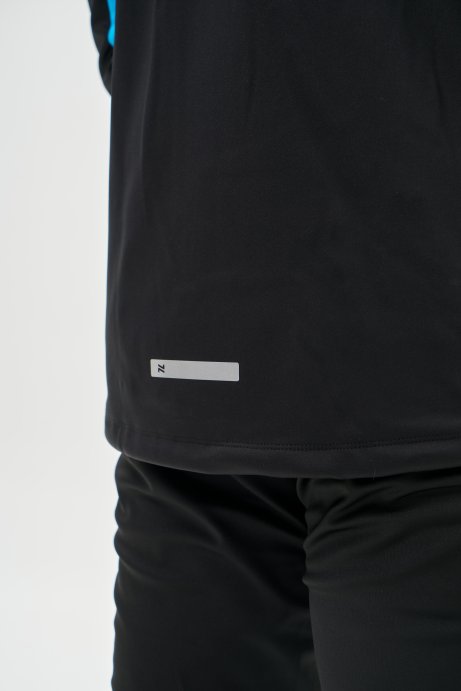 Тренировочная куртка Nordski Core Black/Light Blue NSM657179