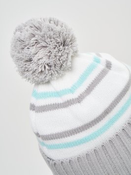 Шапка Nordski Severe White/Grey NSV736002