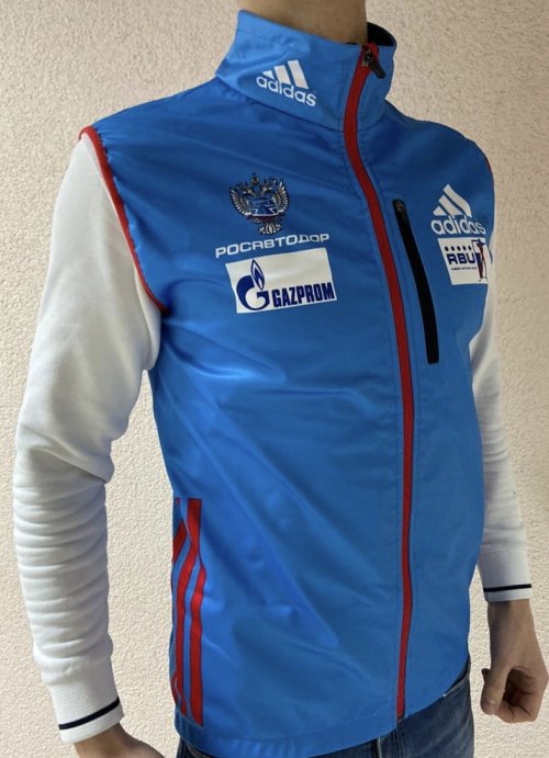 Жилет РОССИЯ голубой (биатлон)