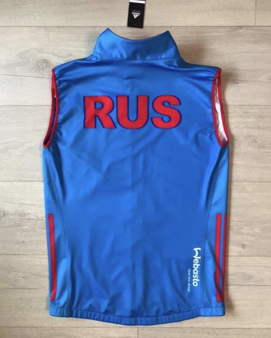 Жилет РОССИЯ голубой (биатлон)