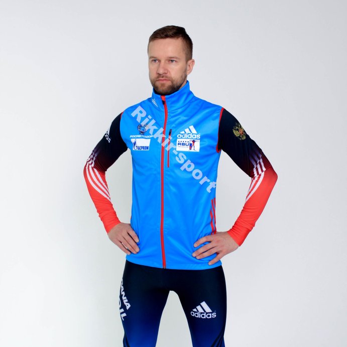 Жилет РОССИЯ голубой (биатлон)