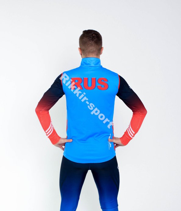 Жилет РОССИЯ голубой (биатлон)