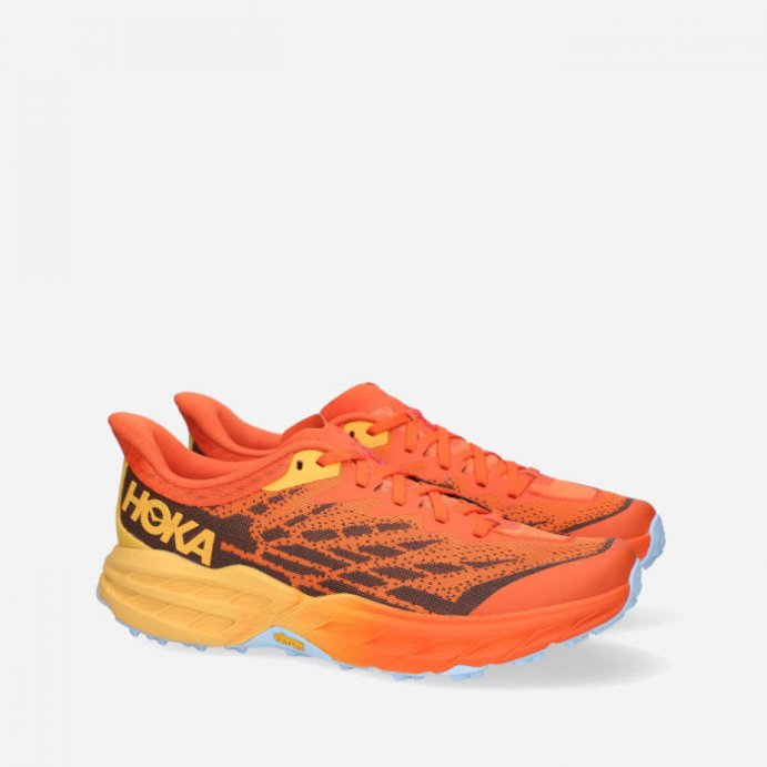 Кроссовки Hoka M SPEEDGOAT 5 Puffin&#039;s Bill Amber Yellow