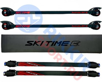 Лыжероллеры SKI TIME CL70-50R LONG NEW Black/Red 800 (2,75)