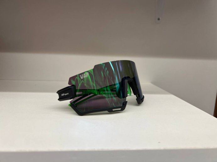 Очки VAF-Sport черный-лайм