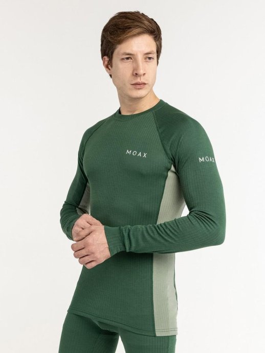 Термофутболка Moax Race LS муж. MX114031/20710 темно-зеленый