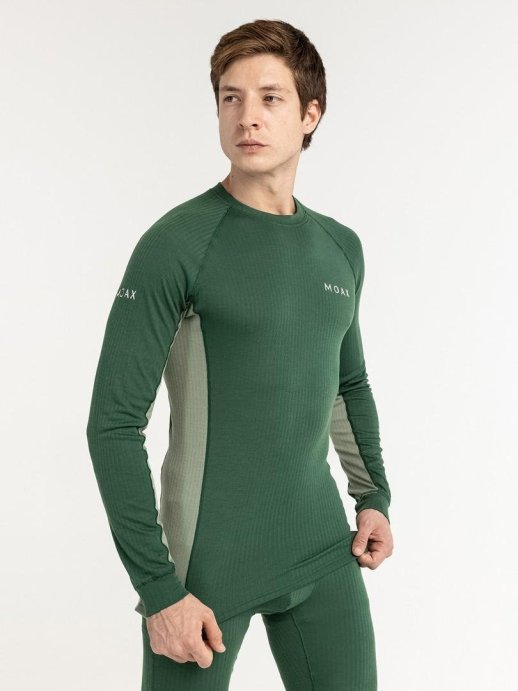 Термофутболка Moax Race LS муж. MX114031/20710 темно-зеленый