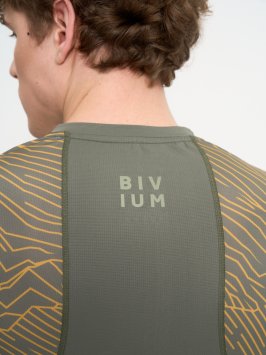 Футболка Bivium "Пульс" муж. зелен.