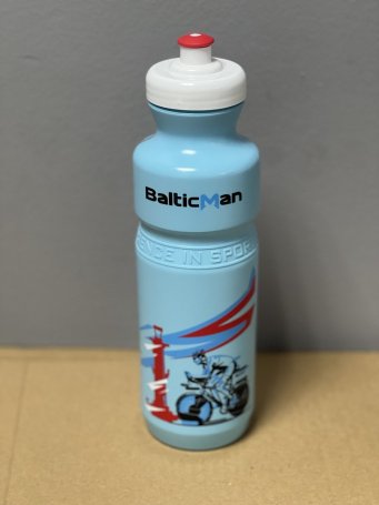 Бутылка Baltic man пластиковая синяя, кобрендинг, 800 мл.