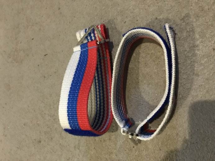 Ремень ZERO плечевой на липучке &quot;ТРИКОЛОР&quot;