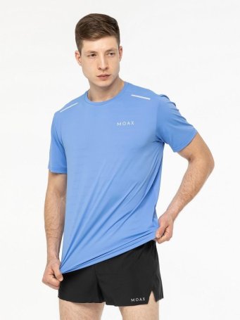 Футболка Moax Active Cool муж. MX114641/70400 васильковый