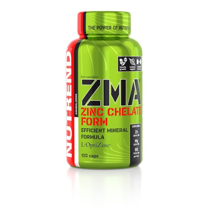 ЗМА (цинк + магний + витамин B6) ZMA Nutrend капс. №120