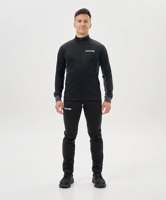 Тренировочная куртка Nordski Core Black/Grey NSM657224