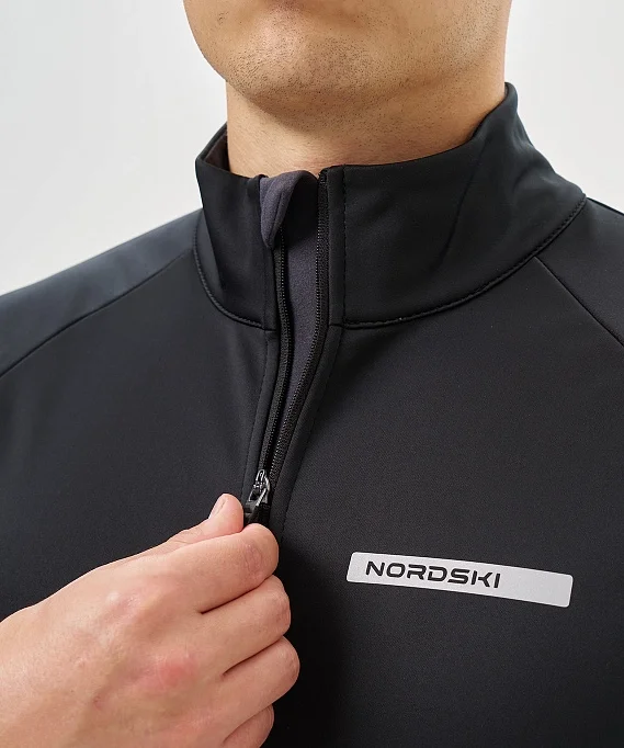 Тренировочная куртка Nordski Core Black/Grey NSM657224