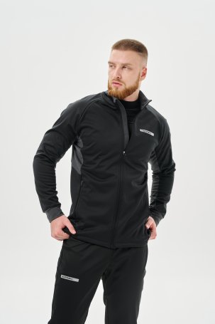 Тренировочная куртка Nordski Core Black/Grey NSM657224