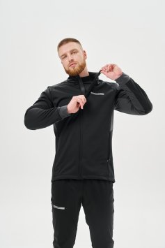 Тренировочная куртка Nordski Core Black/Grey NSM657224