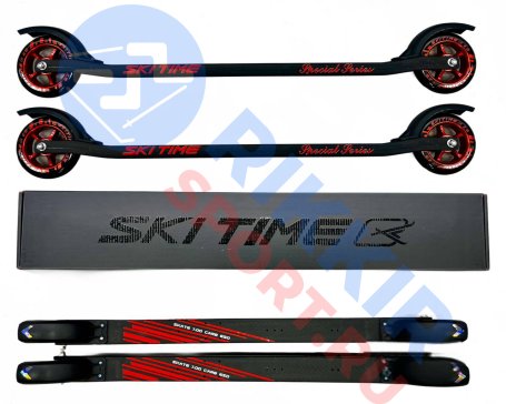 Лыжероллеры SKI TIME SK100 Carbon NEW Black/Red (2,75)