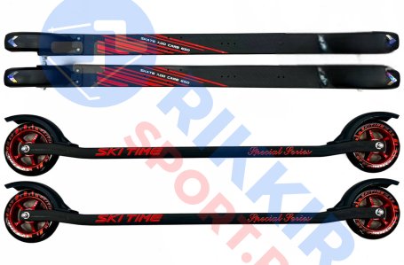 Лыжероллеры SKI TIME SK100 Carbon NEW Black/Red (2,75)