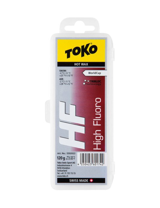 Парафин TOKO HF Red -2/-11 120гр