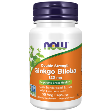 Гинкго Билоба NOW GINKGO BILOBA 120 mg 50 vcaps
