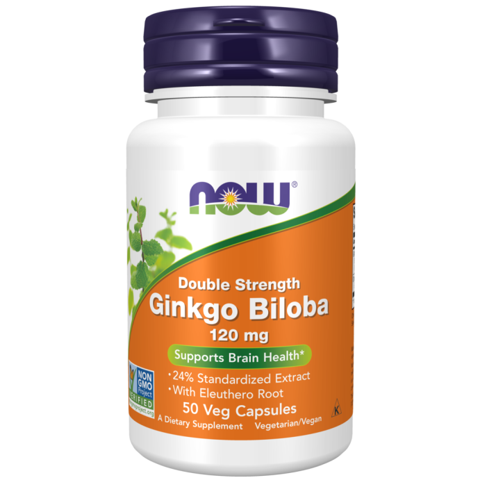 Гинкго Билоба NOW GINKGO BILOBA 120 mg 50 vcaps