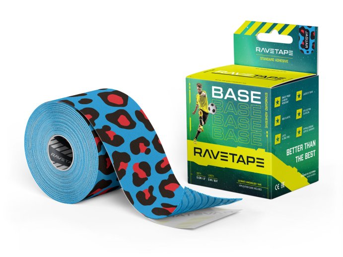 Кинезиотейп RaveTape BASE 5см х 5м (Jaguar), RVTB-JGR-55 в Твери