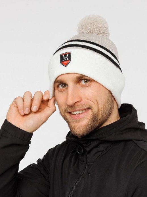 Шапка Moax Blizzard 23631M/11000 черный/серый 58