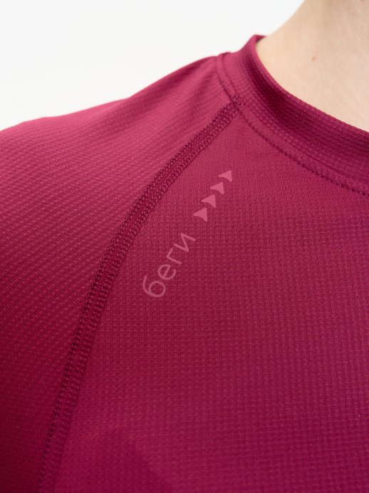 Футболка Bivium &quot;Пульс&quot; жен. бордов.