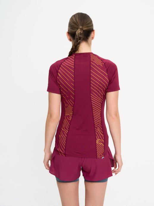 Футболка Bivium &quot;Пульс&quot; жен. бордов.