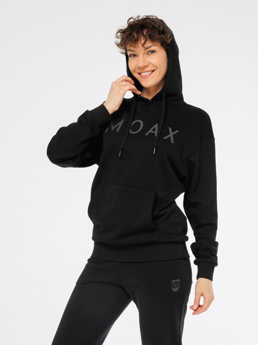 Толстовка Moax Logo Terry унисекс MX214542/10000 черный