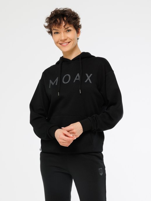 Толстовка Moax Logo Terry унисекс MX214542/10000 черный